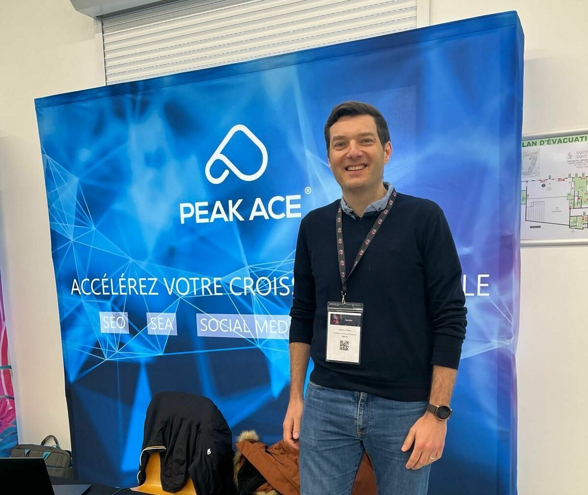 Conférence de Mathieu Chapon au SEO by Night