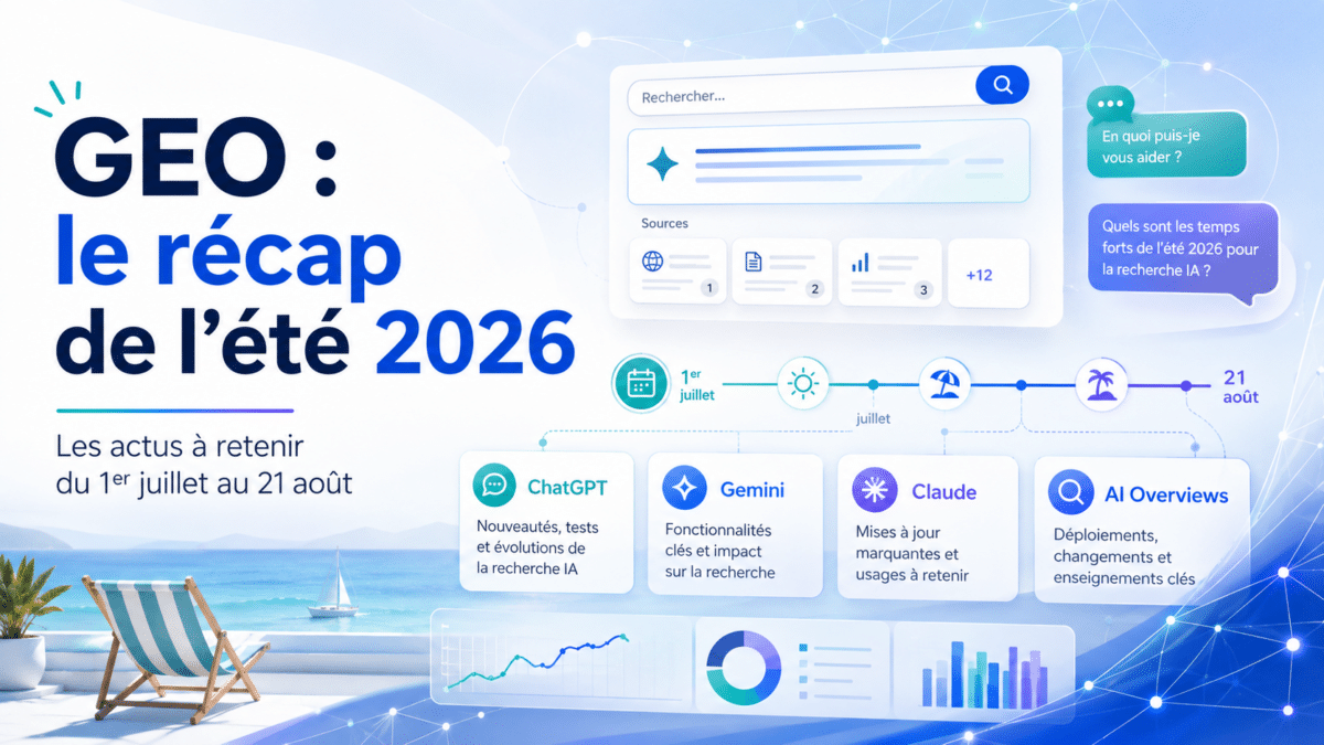 Veille GEO SEO été 2026