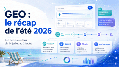 Veille GEO SEO été 2026
